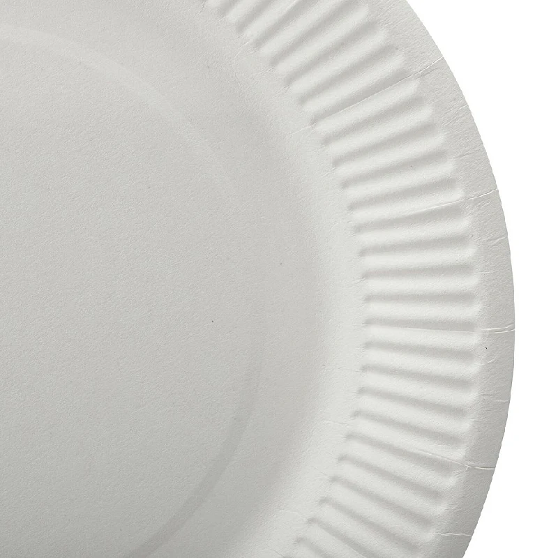 товар Тарелка картонная, без ламинации, d=230 мм, белая BP013